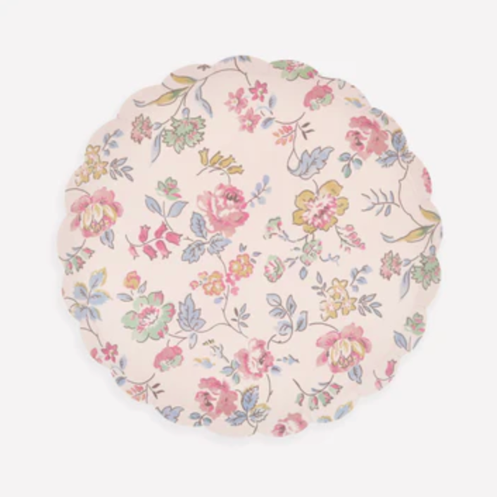 Pink Chintz Side Plates