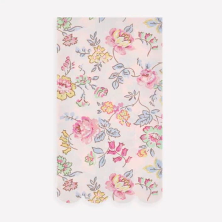 Pink Chintz Guest Towels