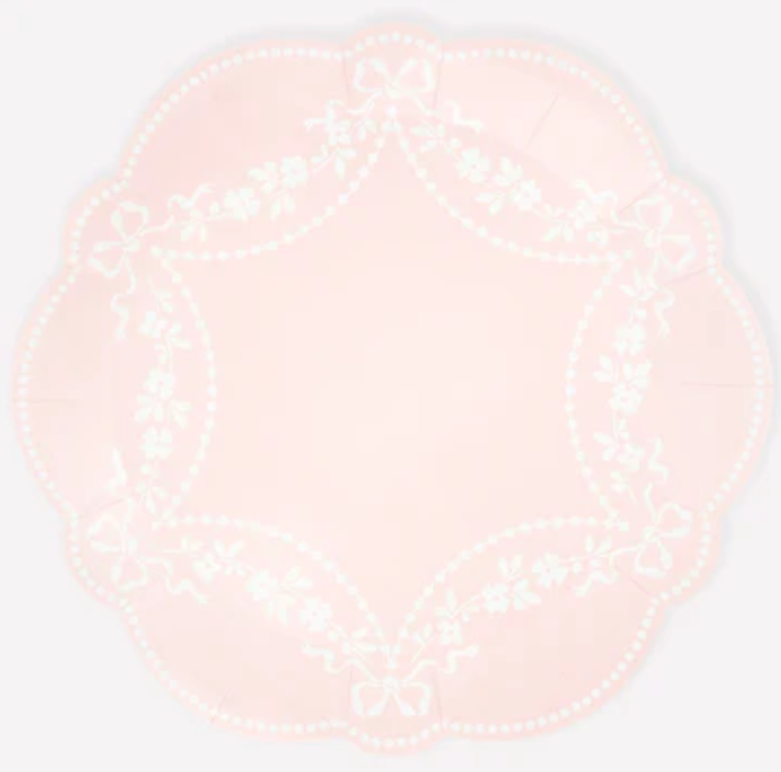 Rococo Pink Dinner Plates