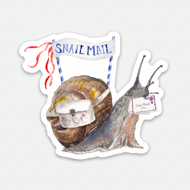 Snail Mail Sticker