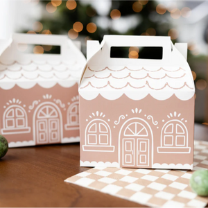 Gingerbread House Gable Treat Boxes