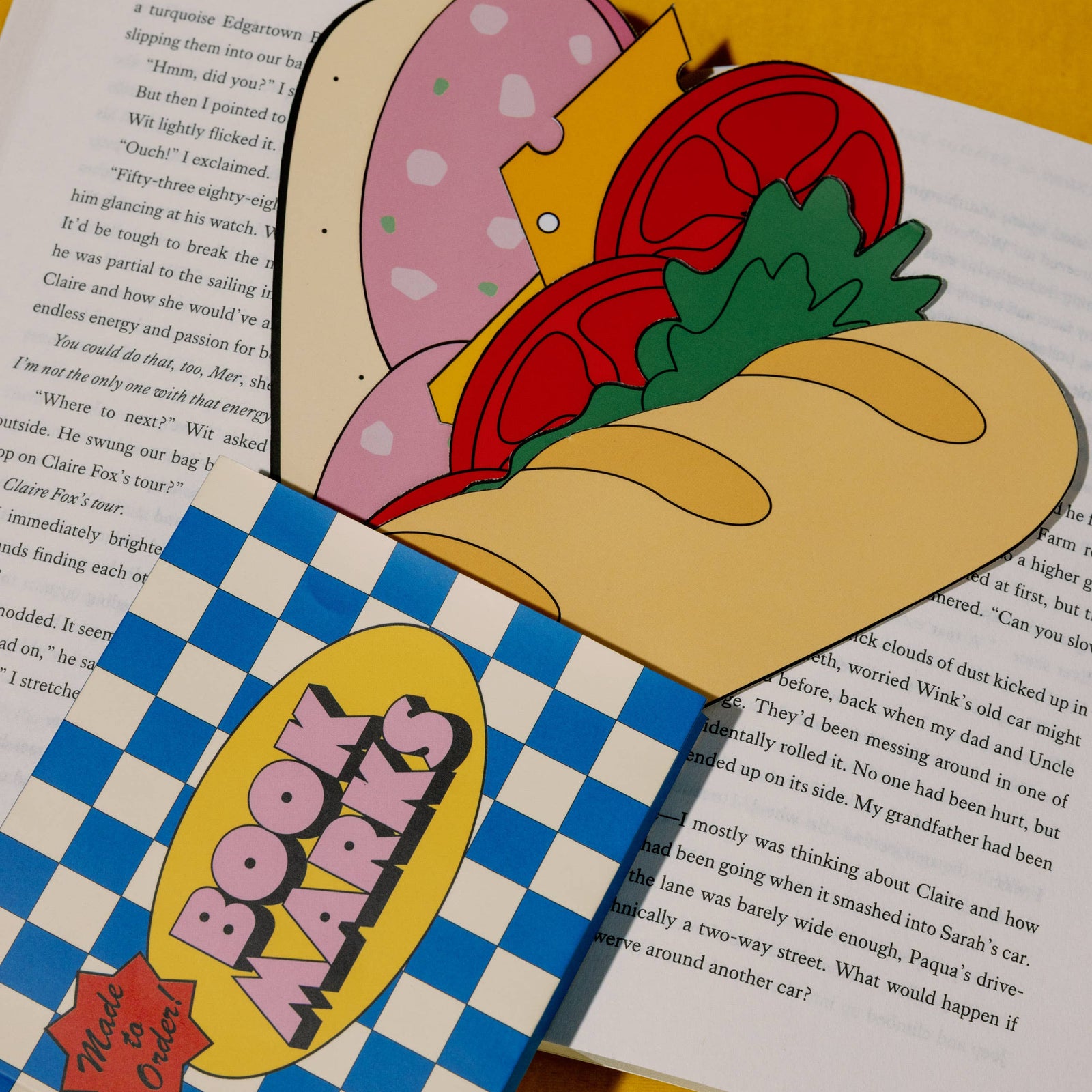 Sandwich Bookmark Set, Sandwich