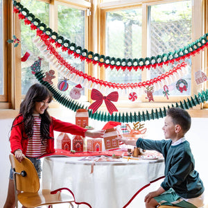 Tree, Wreath and Bell Honeycomb Garland Set (set of 3!)