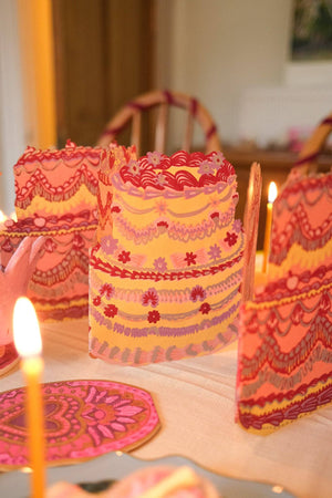 Birthday Cake Concertina Garland