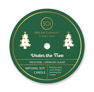 Tree &  Gift  12oz  Icon Candle