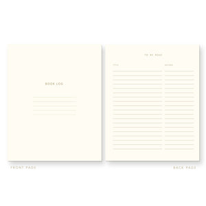 Bookmarked Book Log Journal
