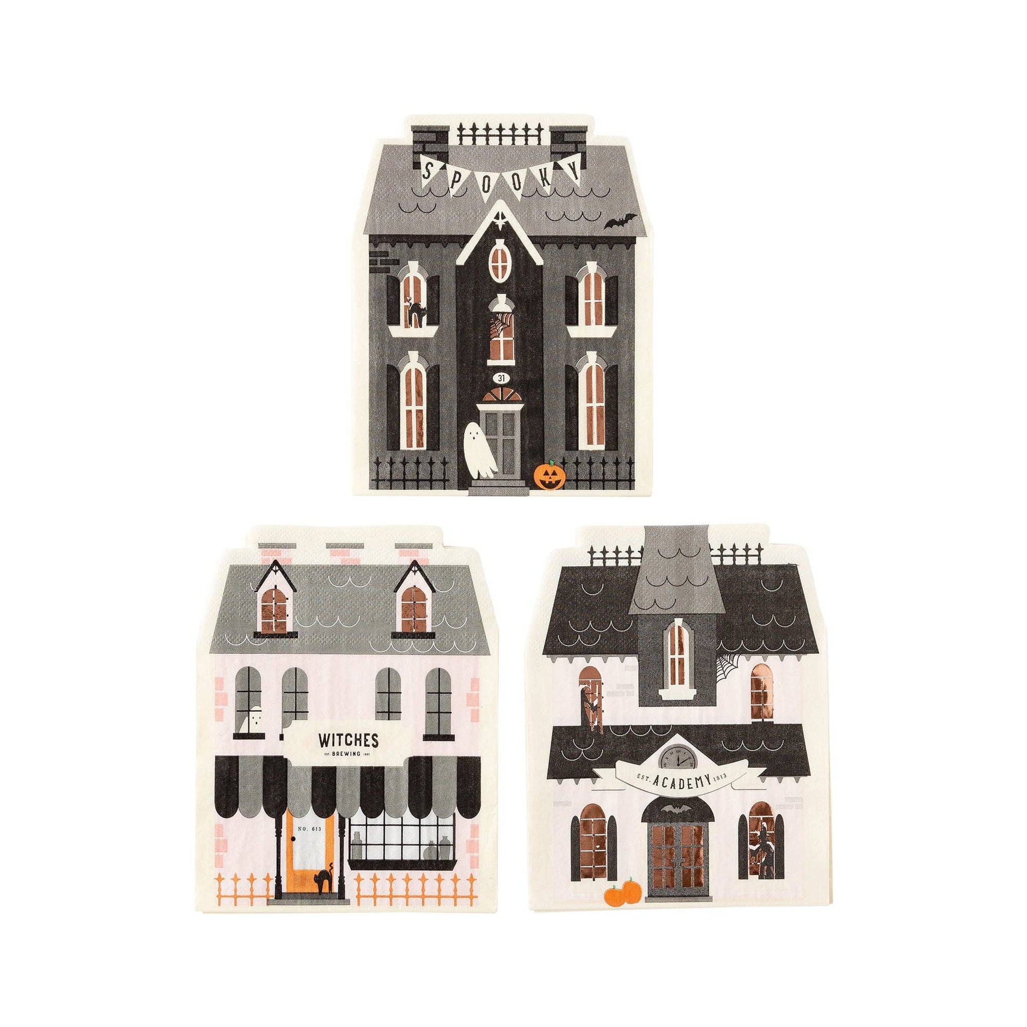 Haunted House Napkin Set