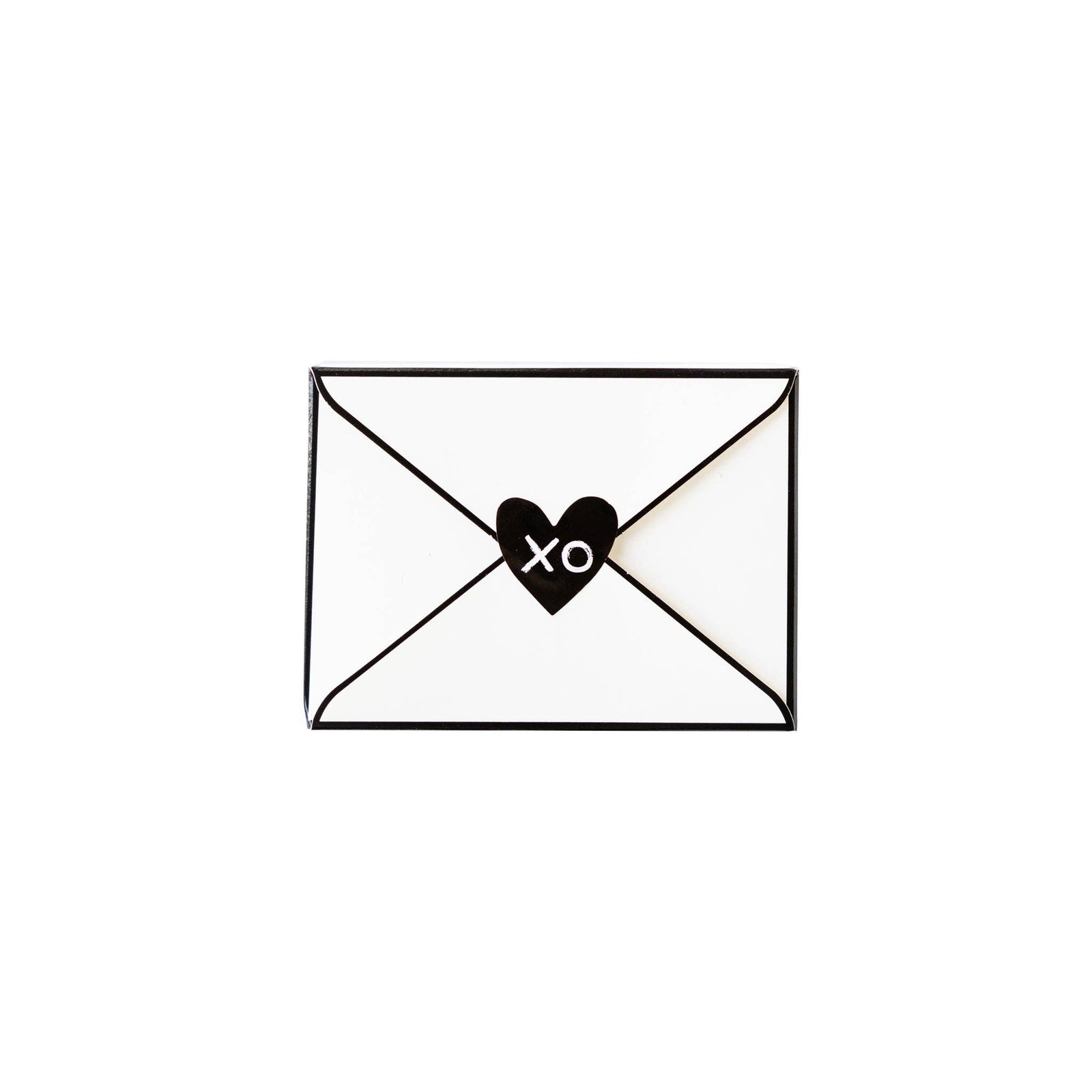 Black and White Envelope Treat Boxes