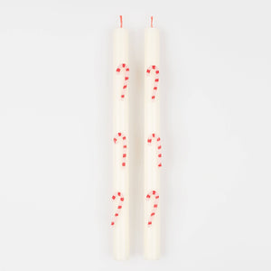 Candy Cane Table Candles