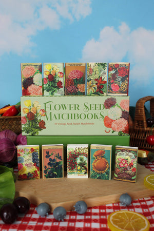 Flower Seed Matchbooks (set of 10!)