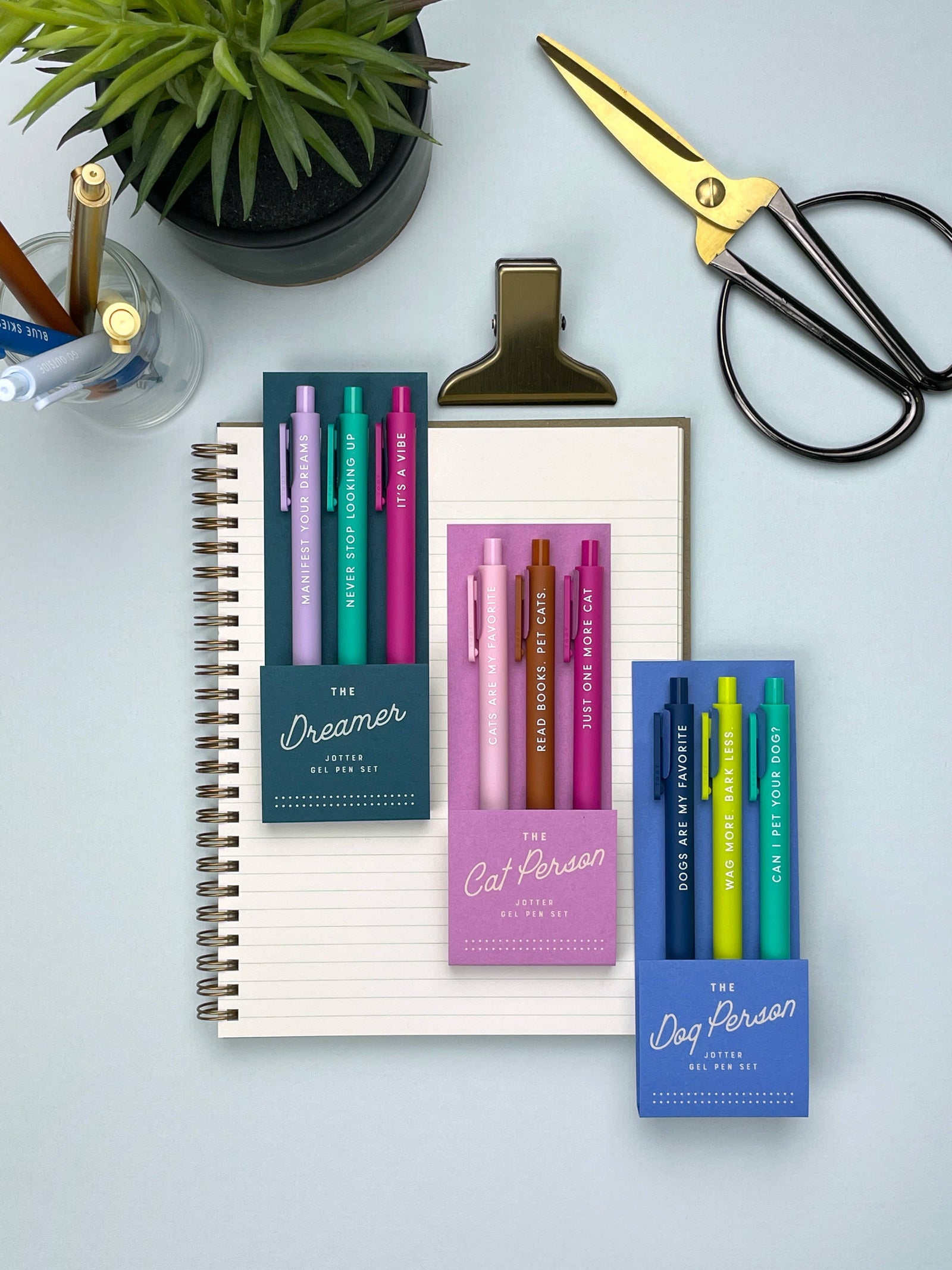 The Dreamer Jotter Gel Pen Set