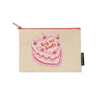 "Buy Me Books" Patisserie Pouch