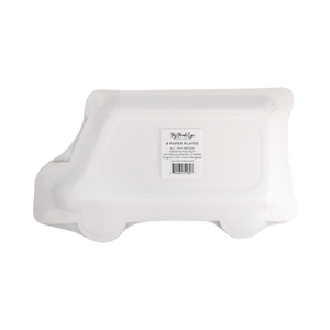 School Bus Shaped Plate