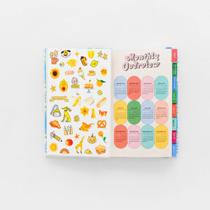 Blue Tile Floral 12 Month Classic 2027 Planner