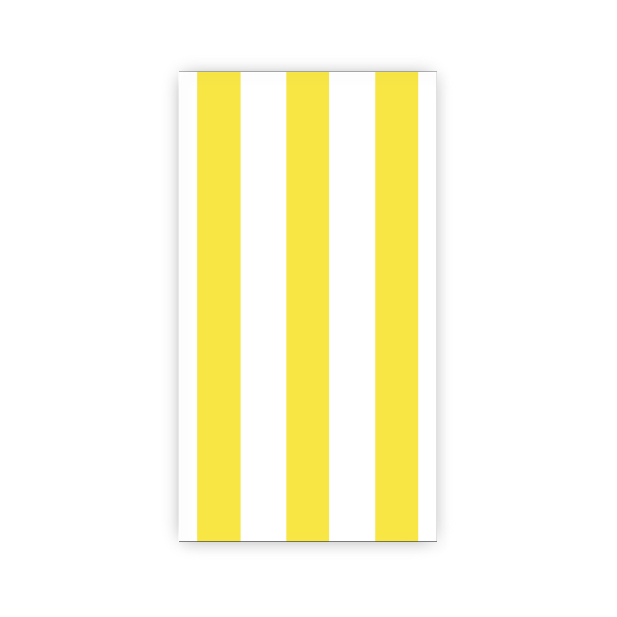 Soleil Yellow Cabana Stripe Napkins