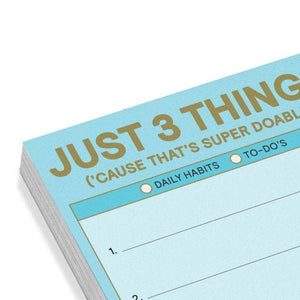 Just 3 Things Sticky Notes