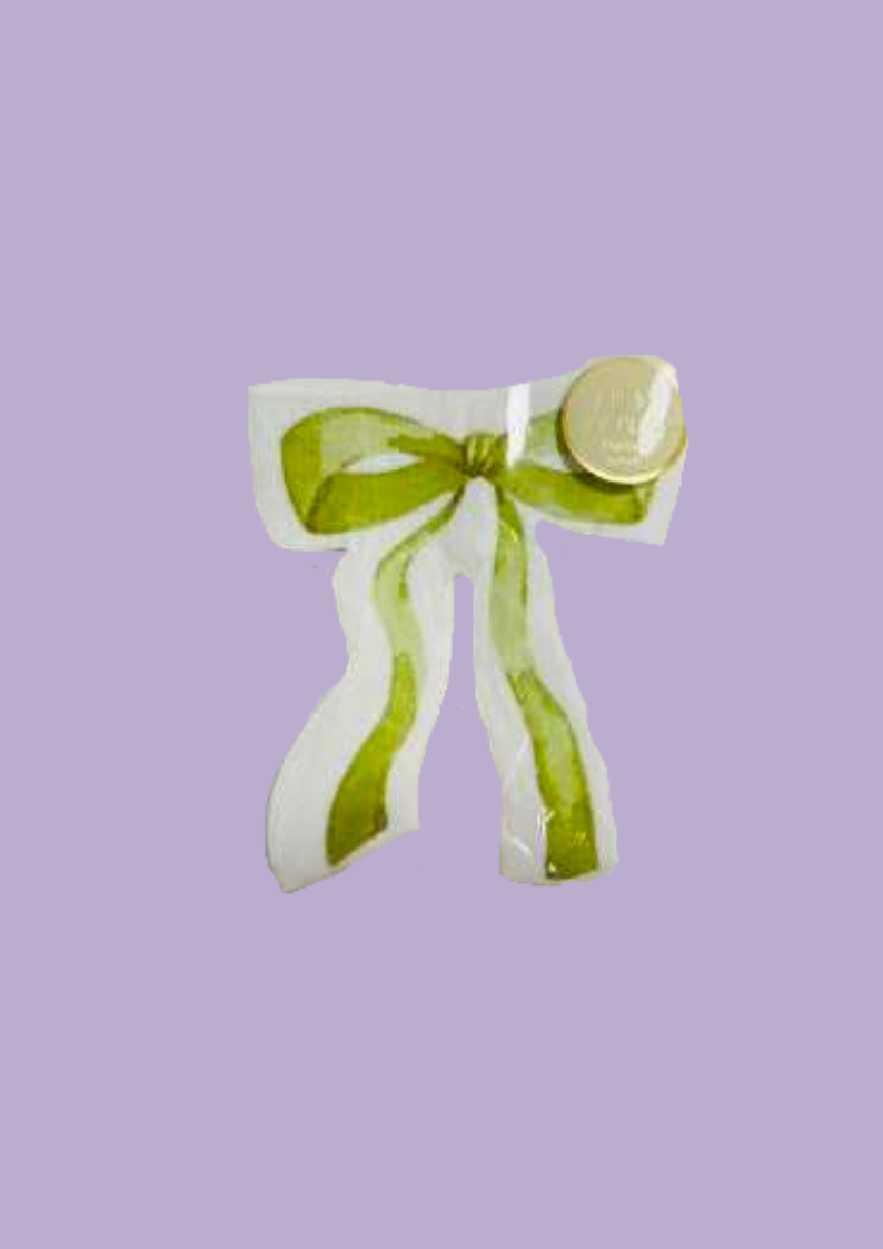 Chartreuse Bow Napkin