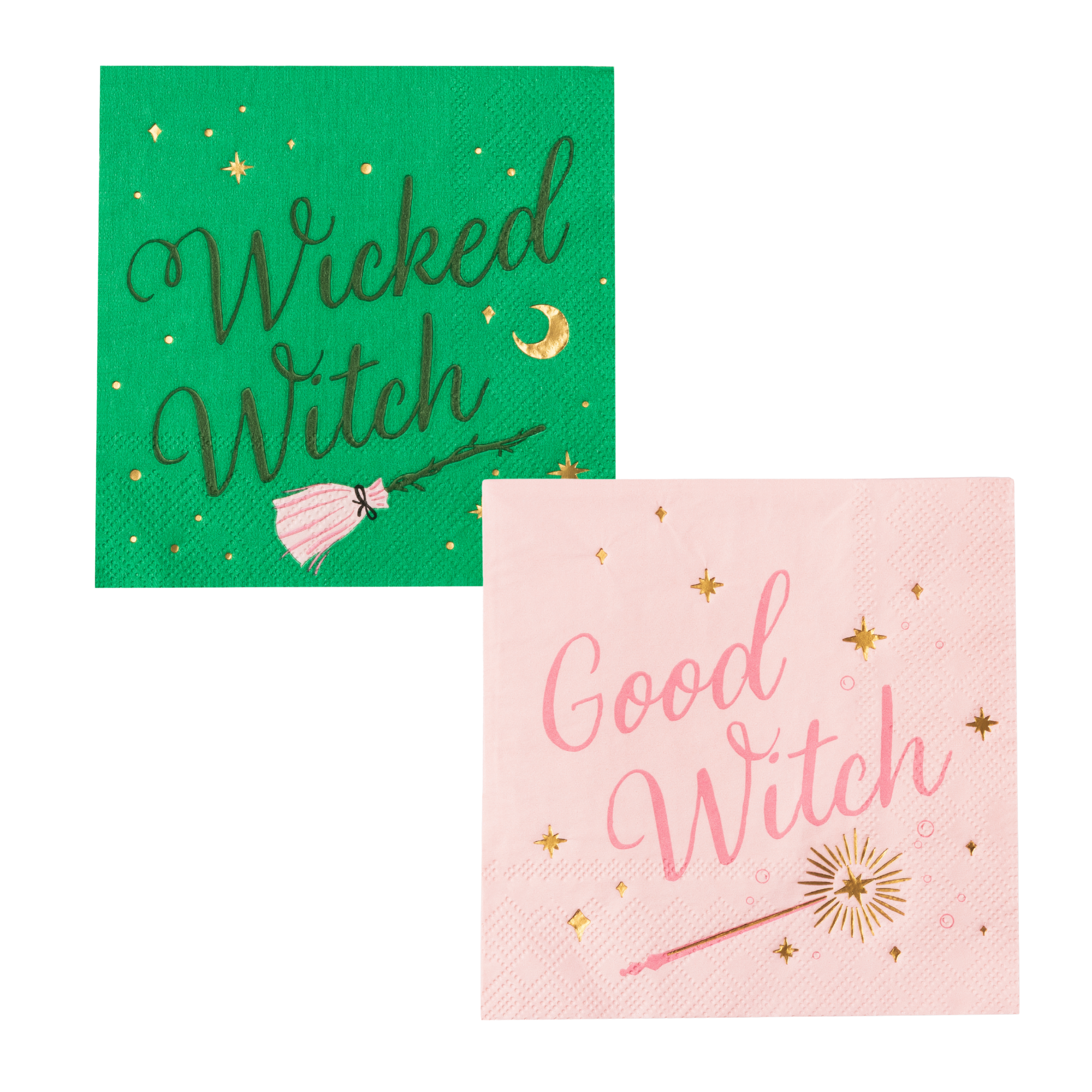 Good and Wicked Witch Cocktail Napkins