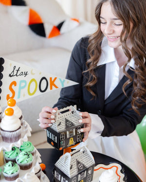 Haunted House Gable Treat Boxes (set of 6!)