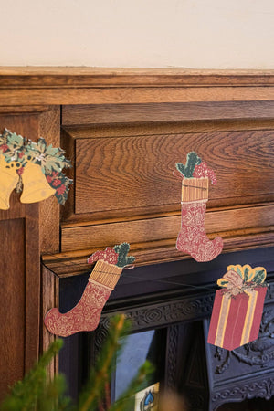 Festive Christmas Sewn Garland
