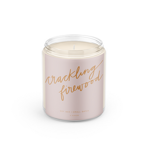 Crackling Firewood Hand-Poured Soy Candle