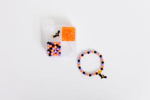 Mini Halloween Bat Stretchy Bracelet Craft Kit