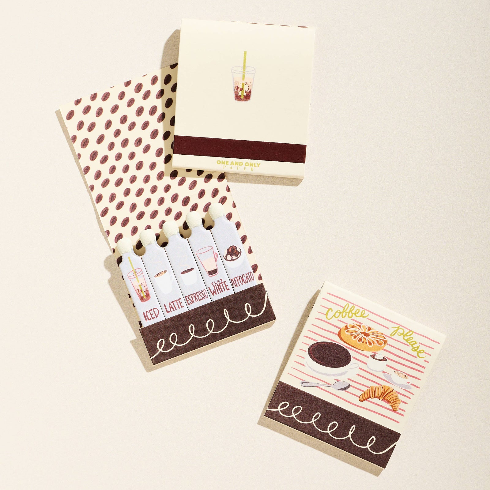 Coffee Printed Matchbook