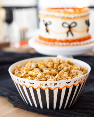 Happy Halloween Bamboo Bowl