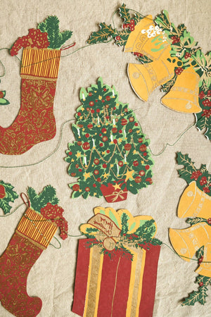 Festive Christmas Sewn Garland