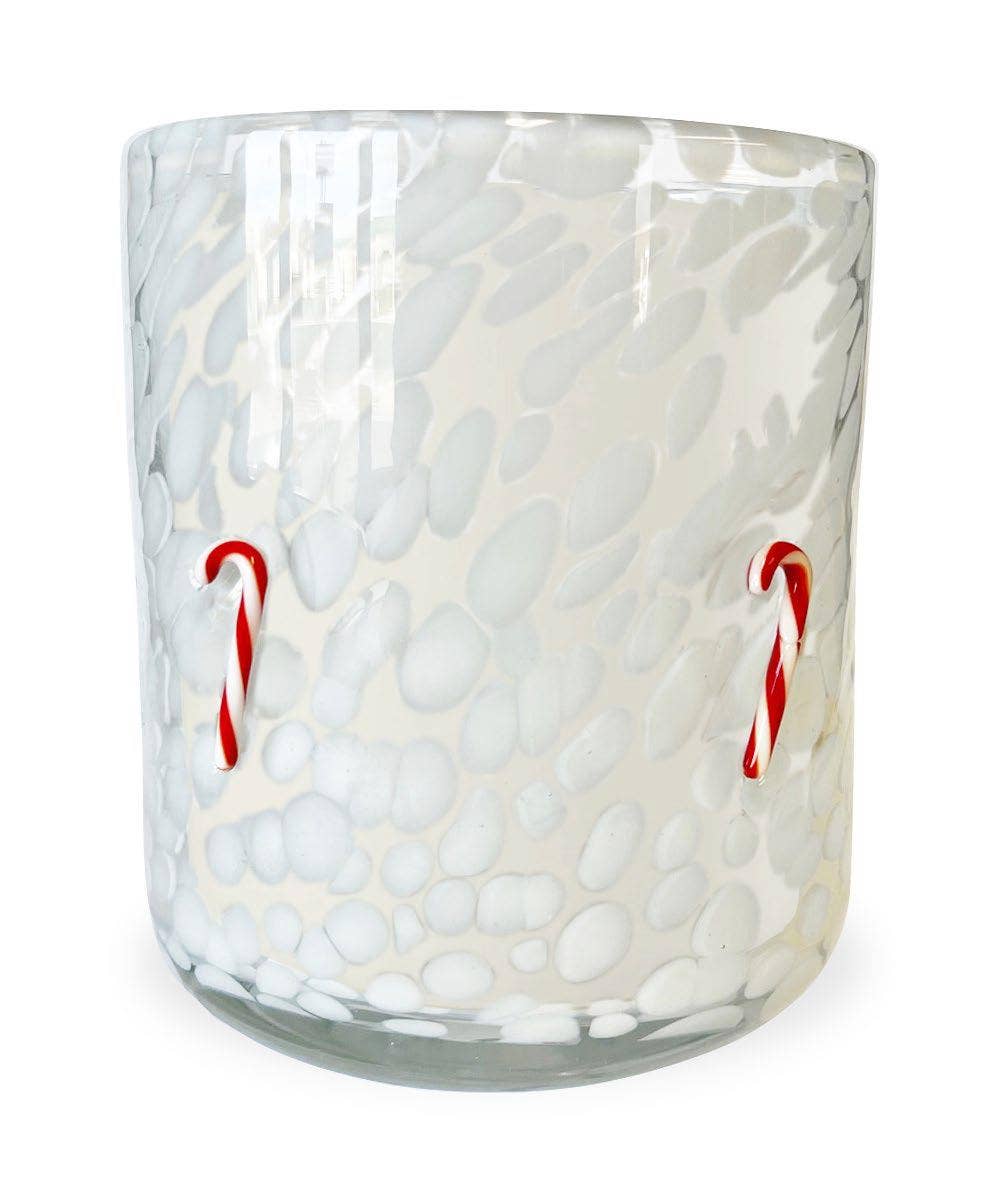 Tis the Season Candy Cane Candle