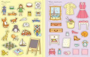 First Sticker Book Dollhouse : Usborne