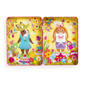 Garden Bunnies Magnetic Dress-up