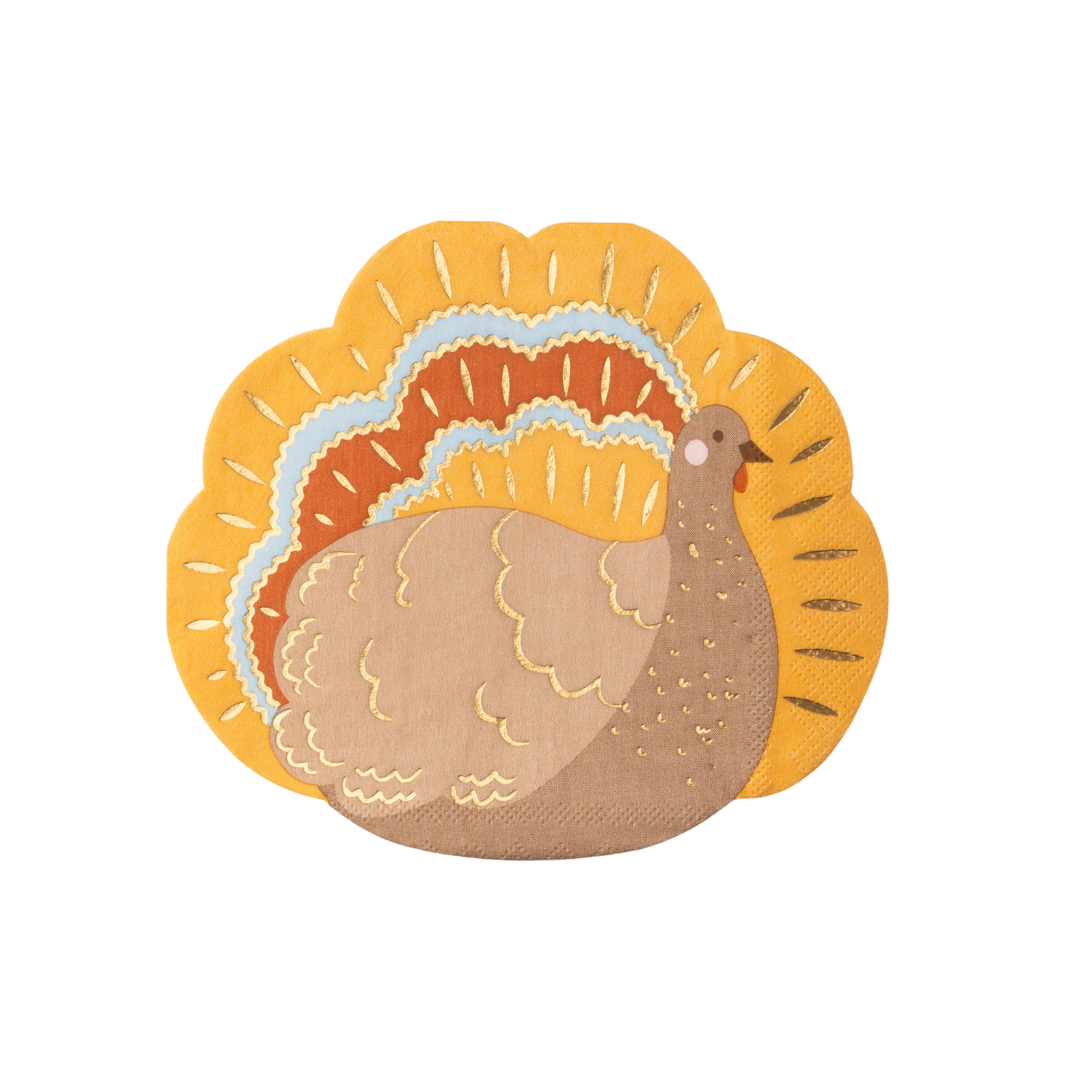 Charming Turkey Thanksgiving Napkins