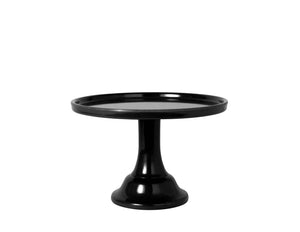 Small Ink Black Melamine Cake Stand