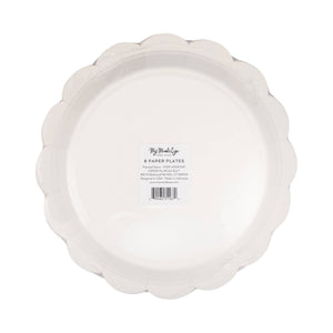 Blue Stars Paper Plate