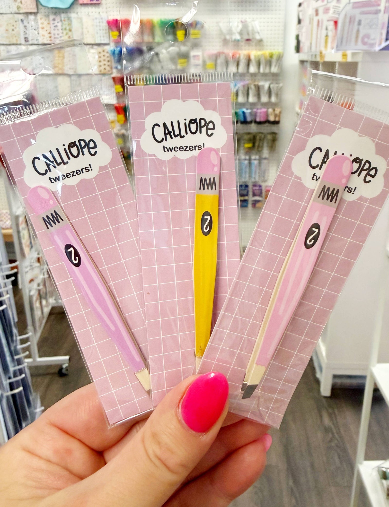 Pencil Tweezers for Stickers