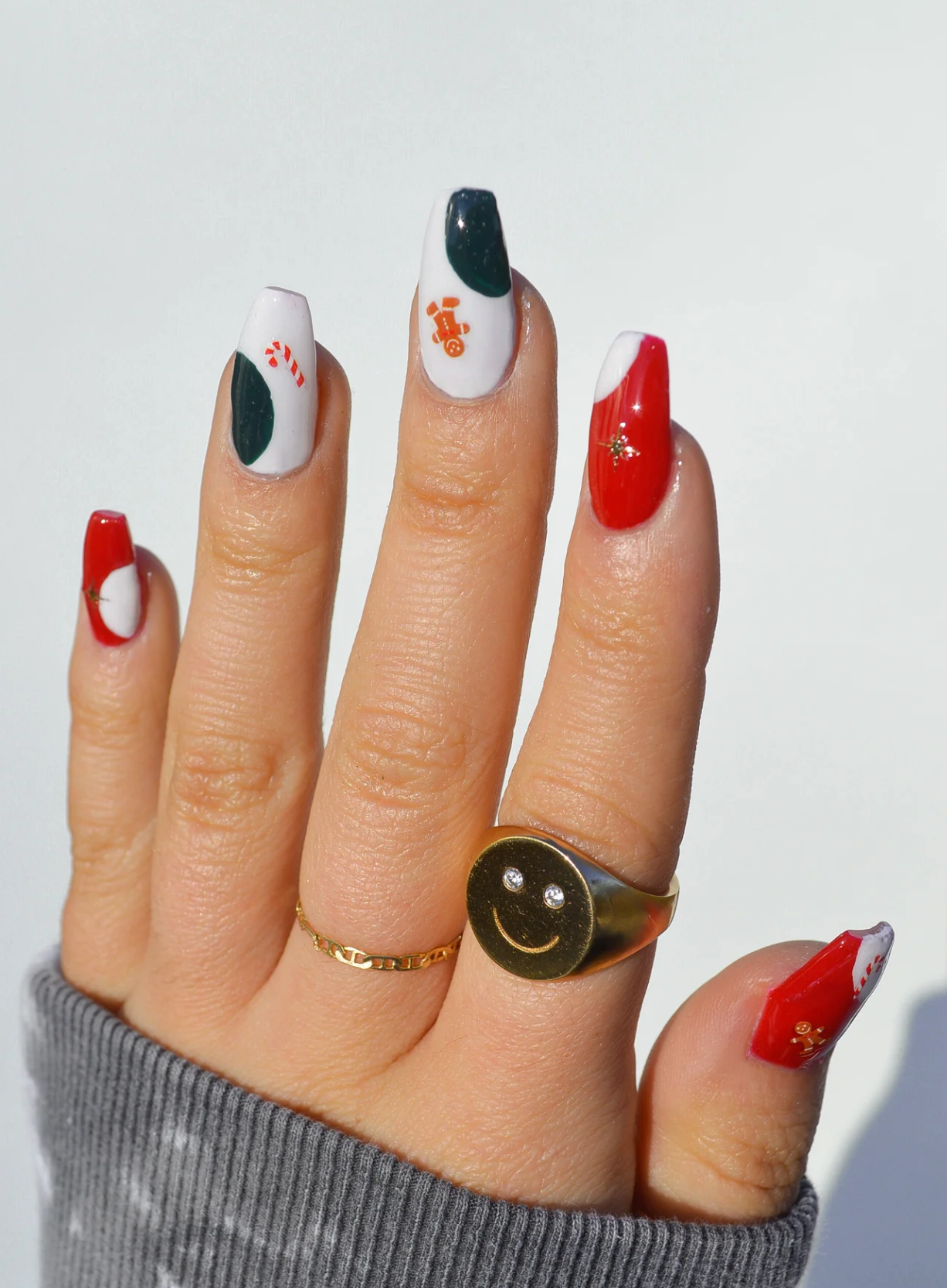 Deck the Halls Nail Art Stickers