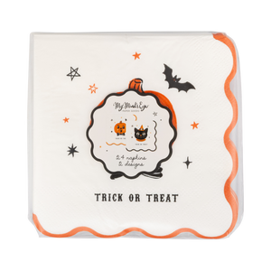 Vintage Halloween Characters Cocktail Napkin Set (2 designs!)