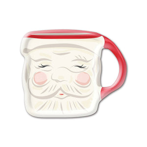 Santa Mug Shaped Paper Plate