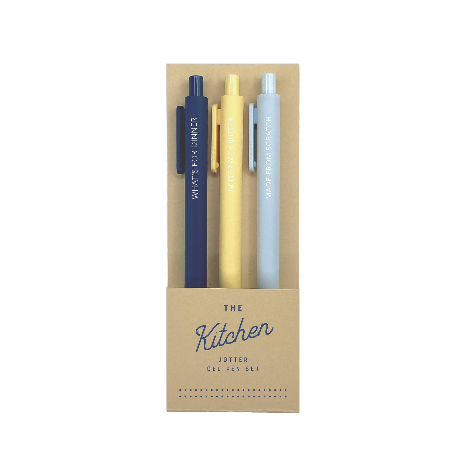 Kitchen Jotter Gel Pen Set
