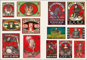 Vintage Matchboxes A Little Sticker Book
