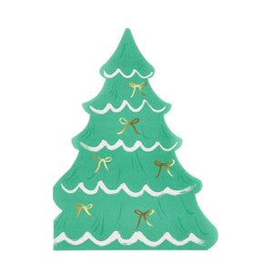 Christmas Tree With Bows Napkins