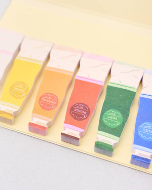 Oil Paint Sticky Tab Notes