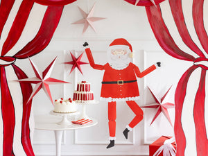 Hanging Santa Decoration (3.5 feet tall!)