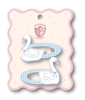 Swan Hair Clip Set