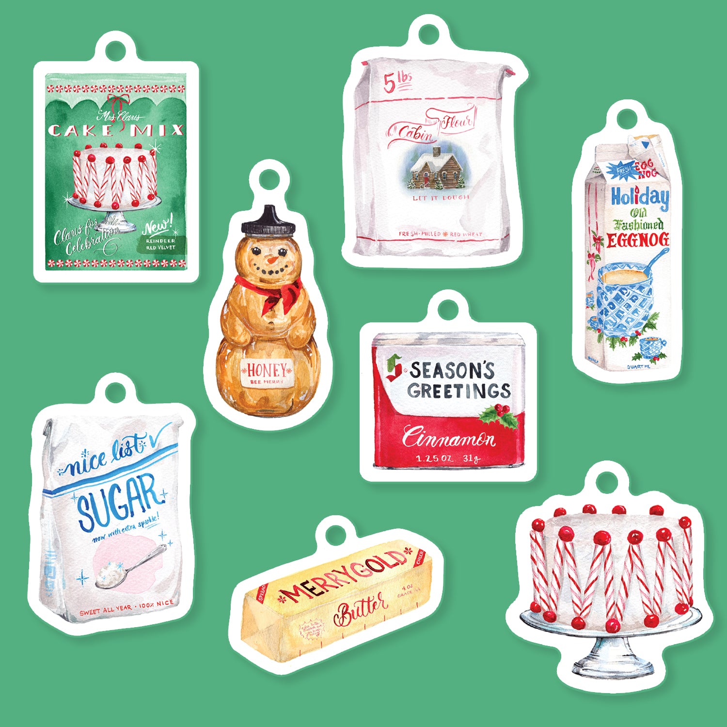 "Pantry Pack" Holiday Die-Cut Gift Tag Bundle (All 3 Sets!)
