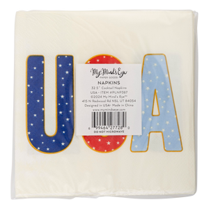 USA Foil Cocktail Napkin