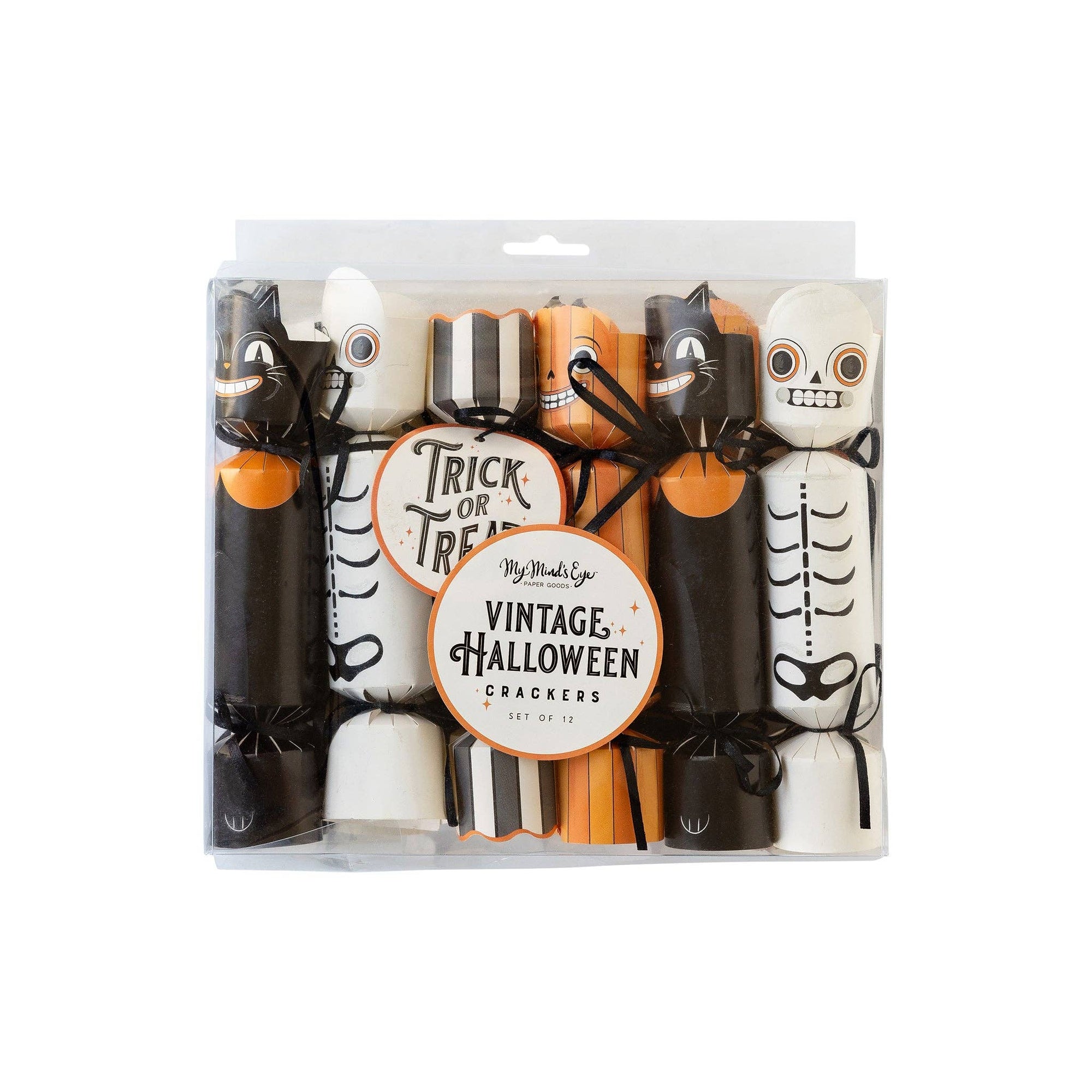 Vintage Halloween Party Crackers (x12)