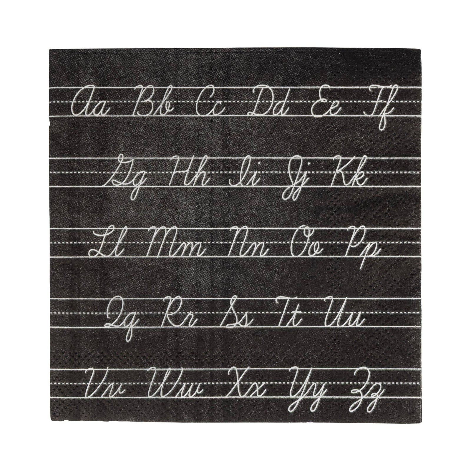 Cursive ABCs Napkins