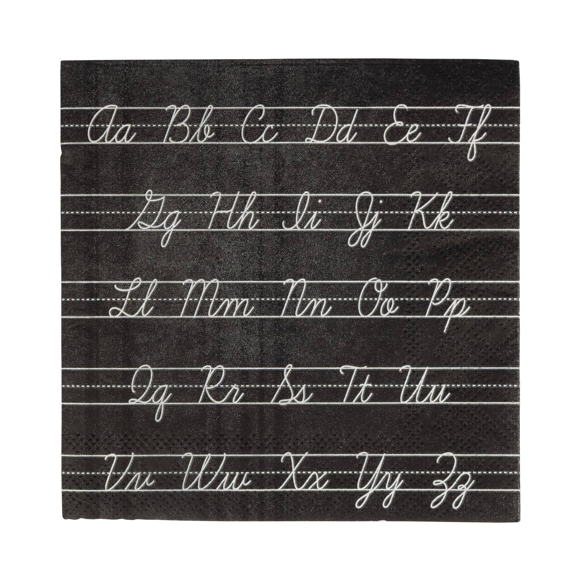 Cursive ABCs Napkins